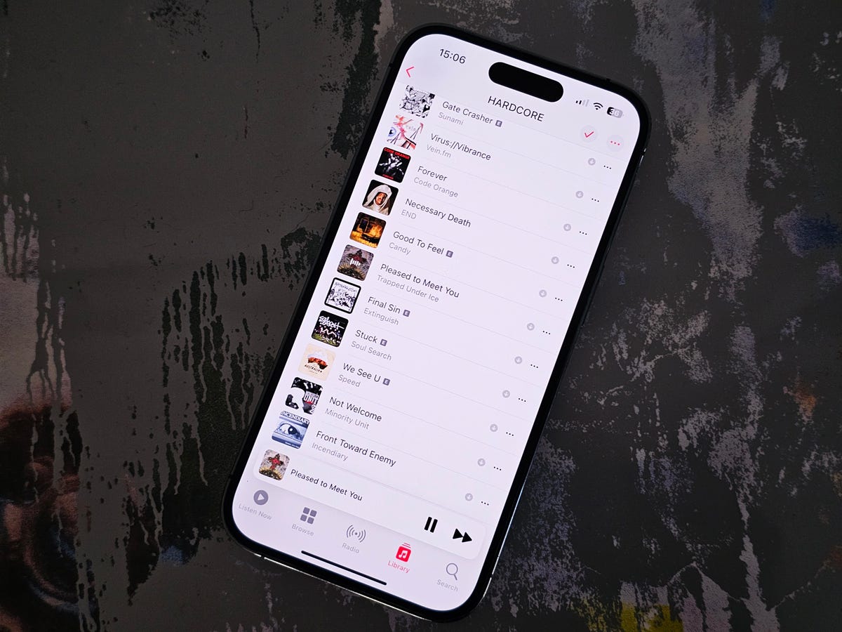 Apple Music on iPhone