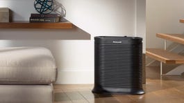 honeywell air purifier in room